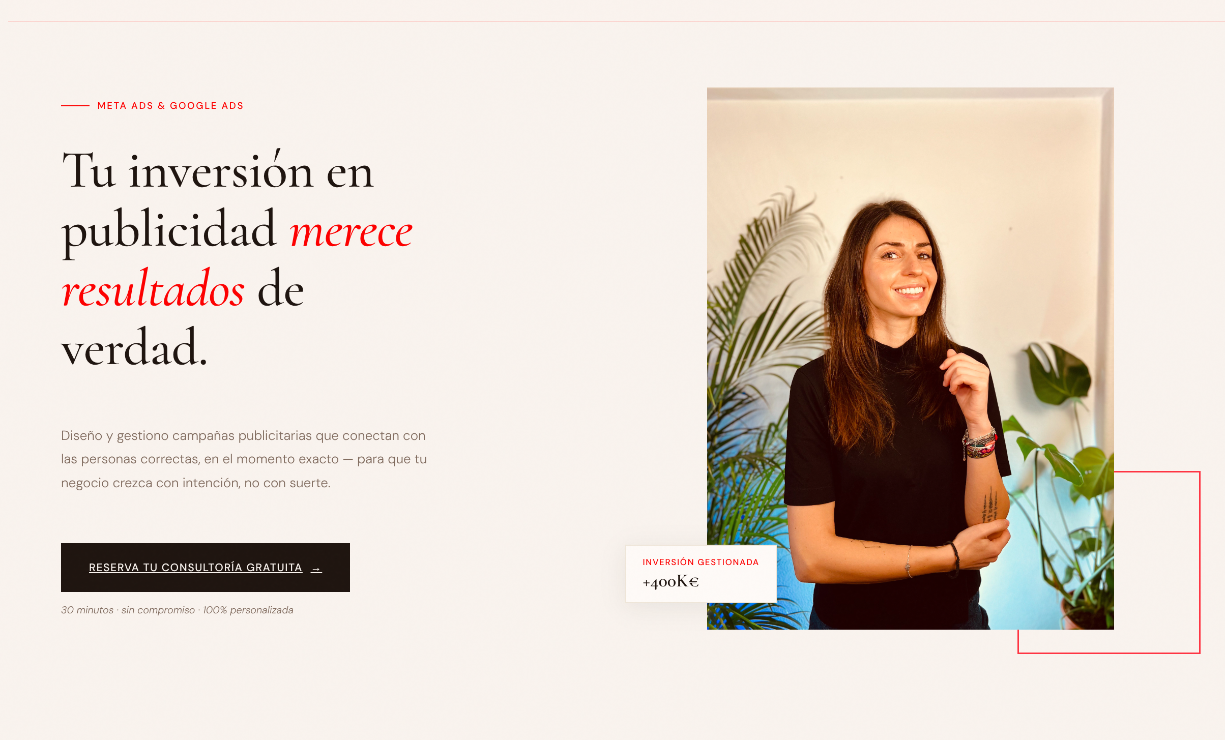 giuliadetogniads.com landing page preview